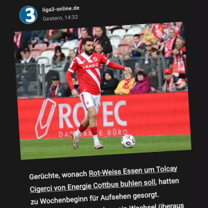 Rot-Weiss Essen Fanchannel: Cigercy