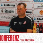 Pressekonferenz vor Havelse