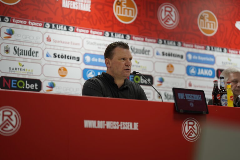 Pressekonferenz nach Aue – Rot-Weiss Essen