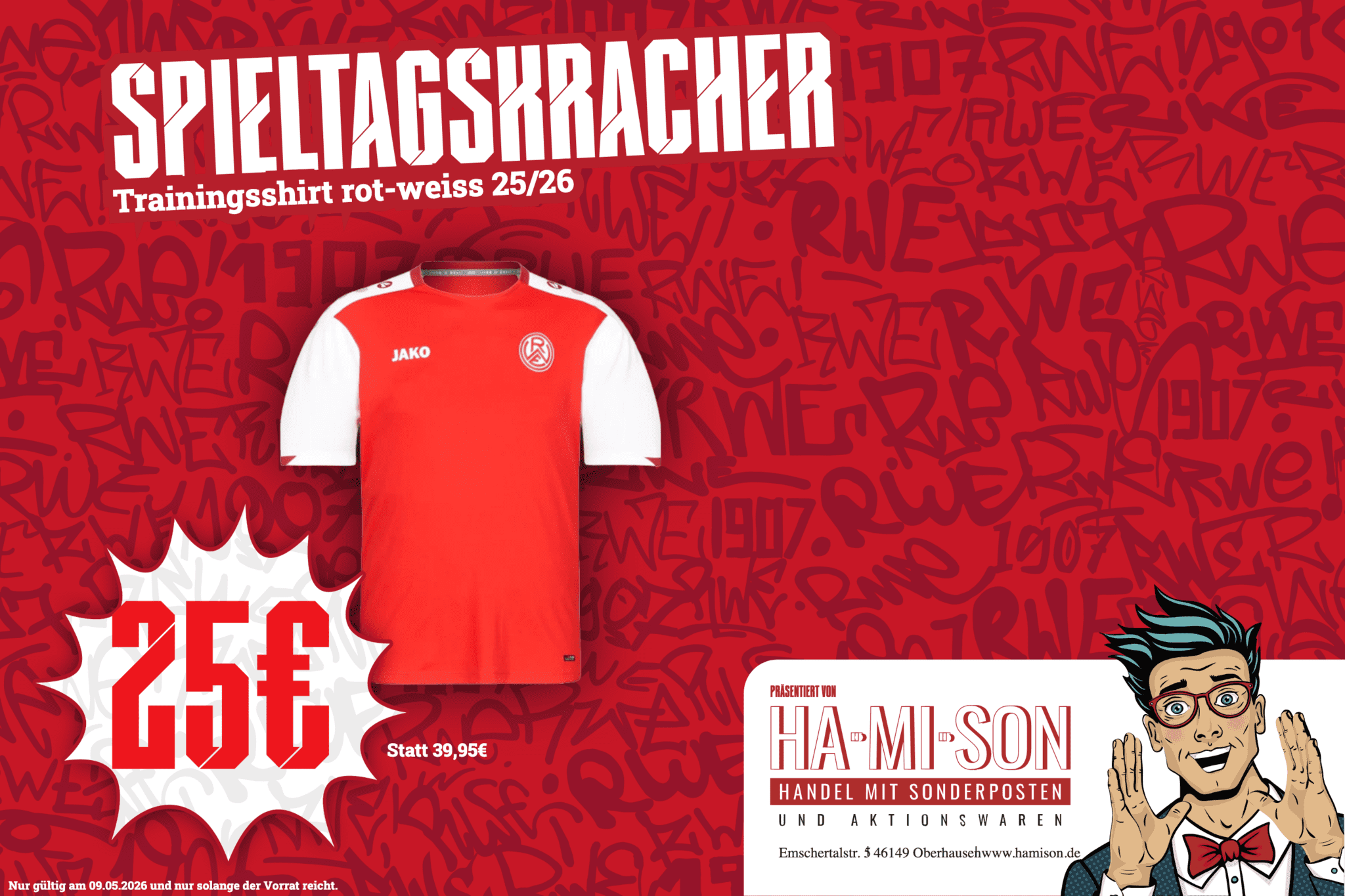 Spieltagskracher: Trainingsshirt 25/26 – Rot-Weiss Essen