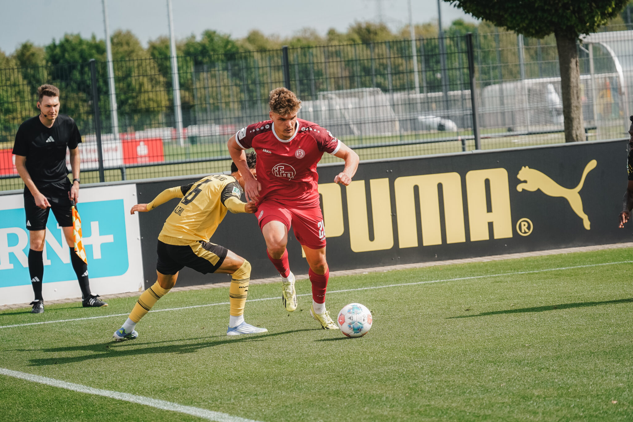 Nils Kaiser trifft zum 1:0-Sieg gegen den BVB II – Rot-Weiss Essen
