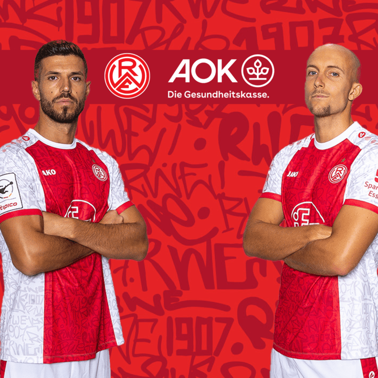 AOK-Gewinnspiel: Meet & Greet mit Klaus Gjasula und Tobias Kraulich – Rot-Weiss Essen