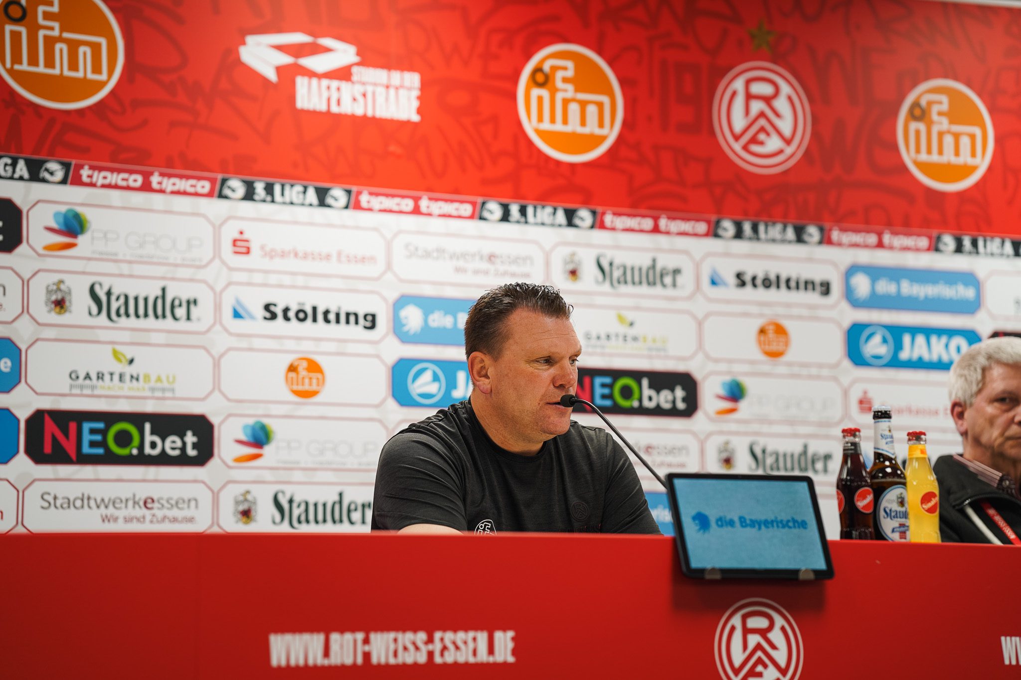 Pressekonferenz nach Mannheim – Rot-Weiss Essen