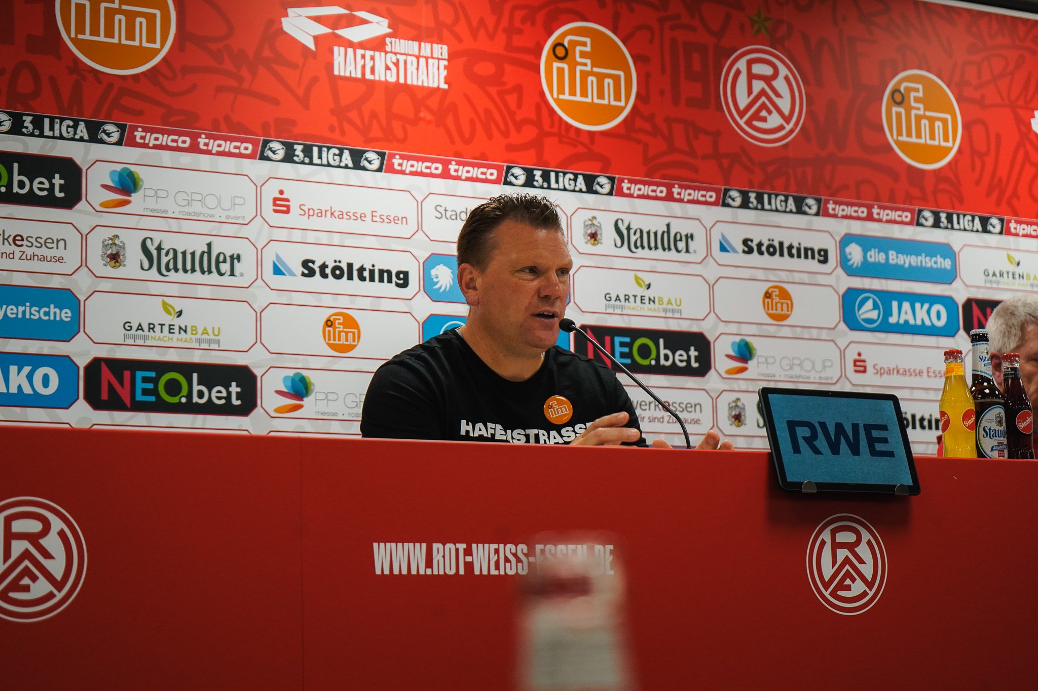 Pressekonferenz nach Verl – Rot-Weiss Essen