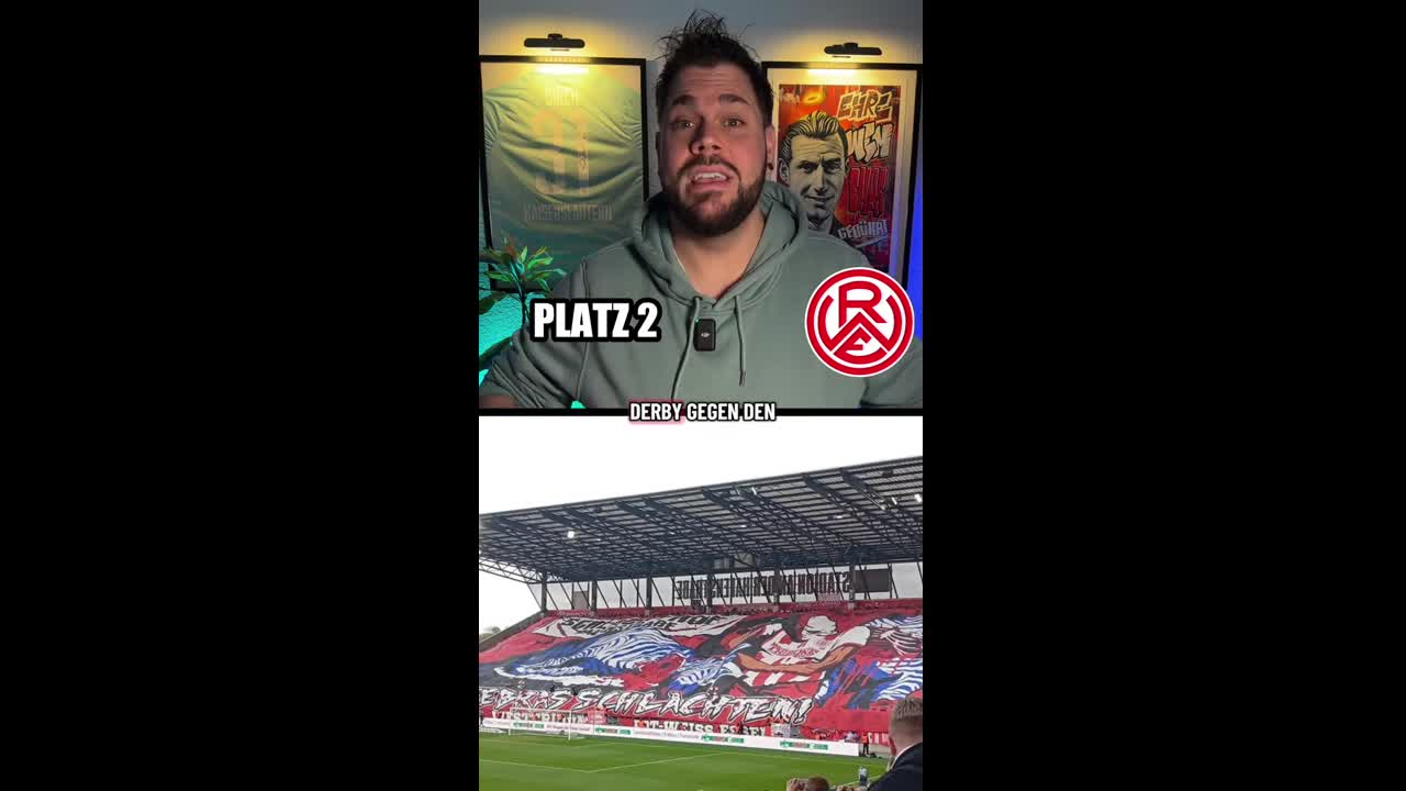 RWE Choreo bei KurvenKev auf Platz 2