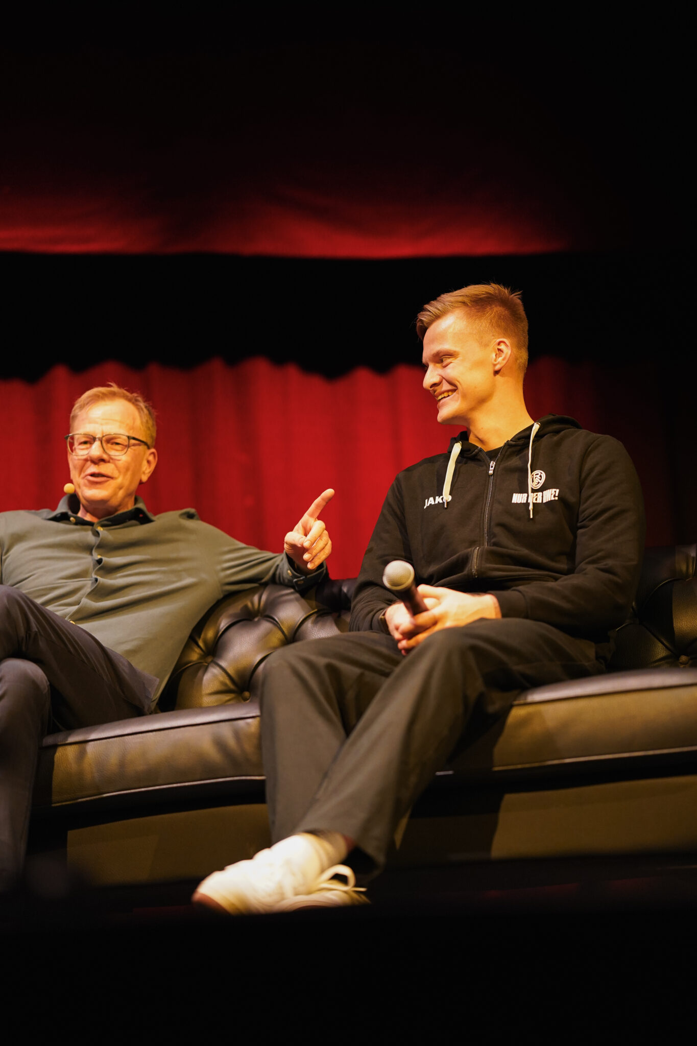 Alex Rang & Jakob Golz waren zu Gast bei Ewald Lienen – Rot-Weiss Essen