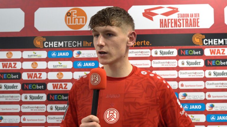 Gianluca Swajkowski im Interview nach VfB Stuttgart II – Rot-Weiss Essen