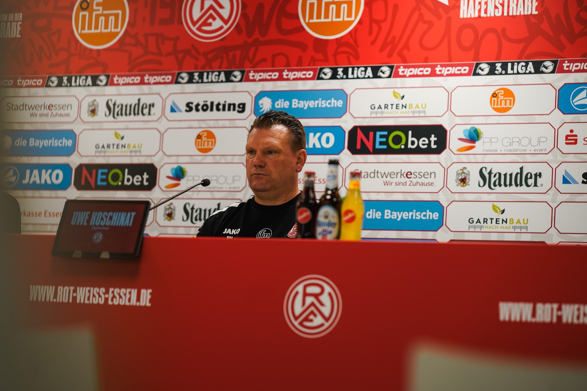 Pressekonferenz vor Saarbrücken – Rot-Weiss Essen