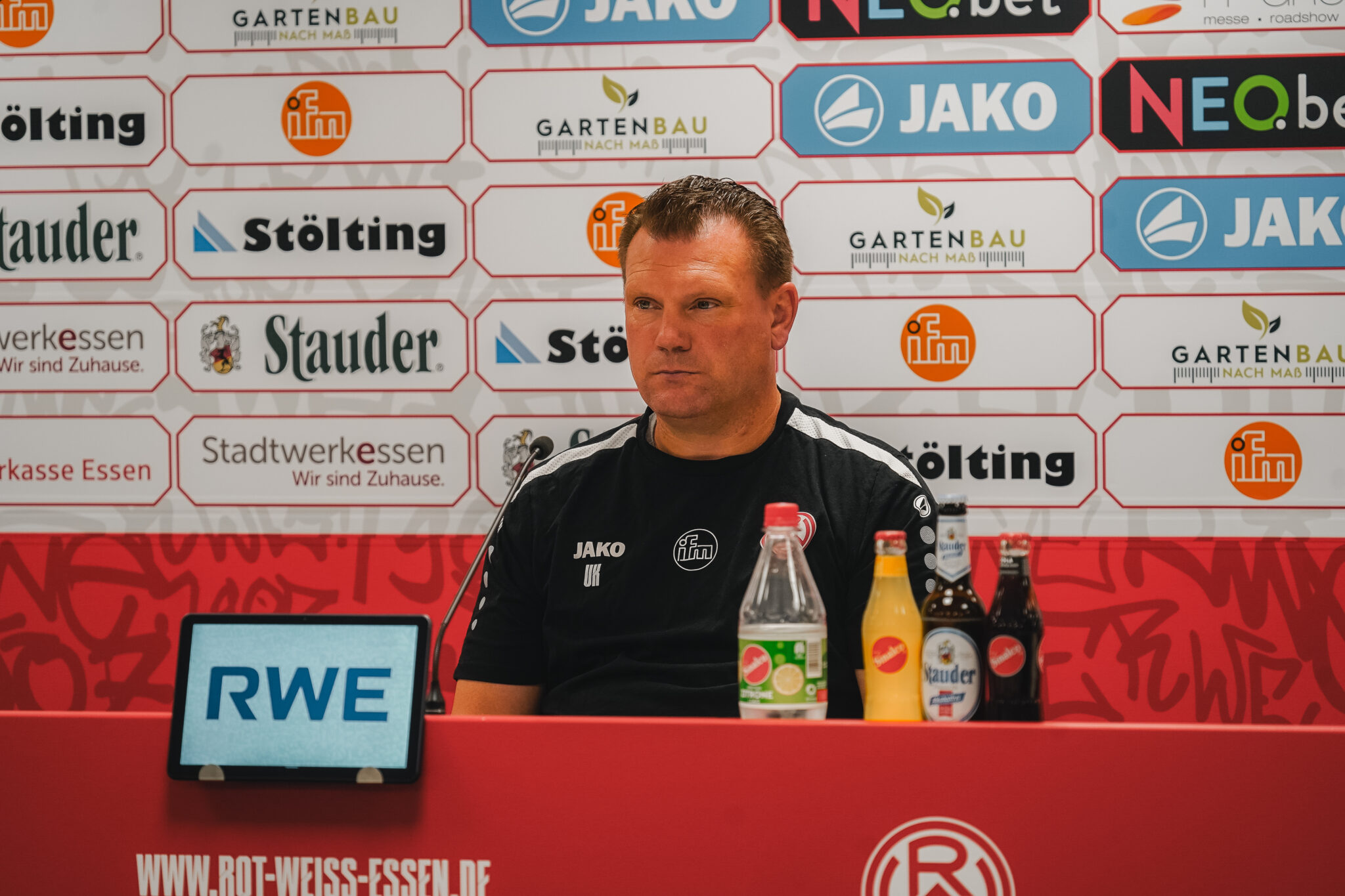 Die Pressekonferenz vor SV Solingen – Rot-Weiss Essen