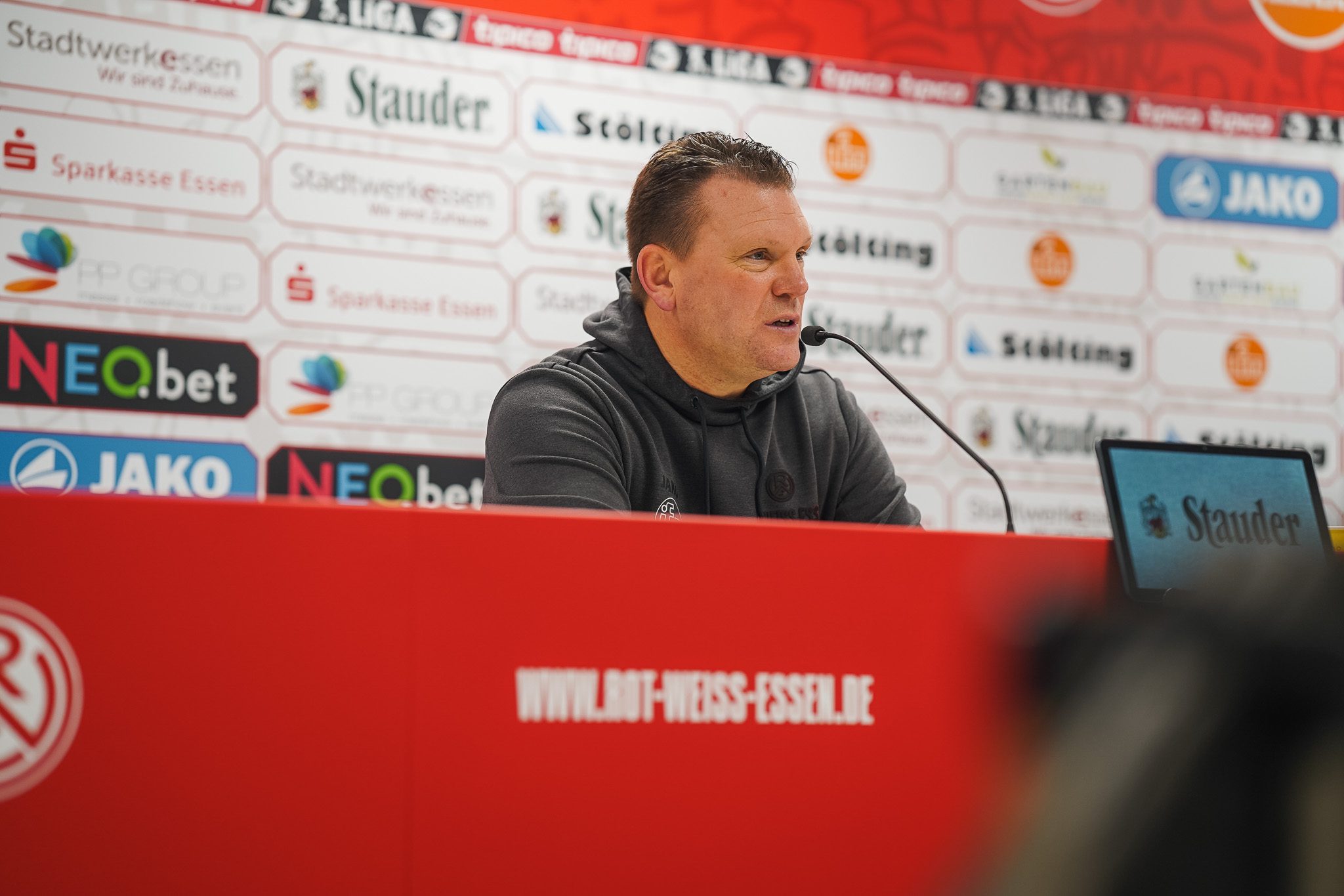 Pressekonferenz nach Ulm – Rot-Weiss Essen