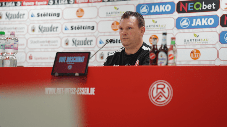 Pressekonferenz vor Ulm – Rot-Weiss Essen