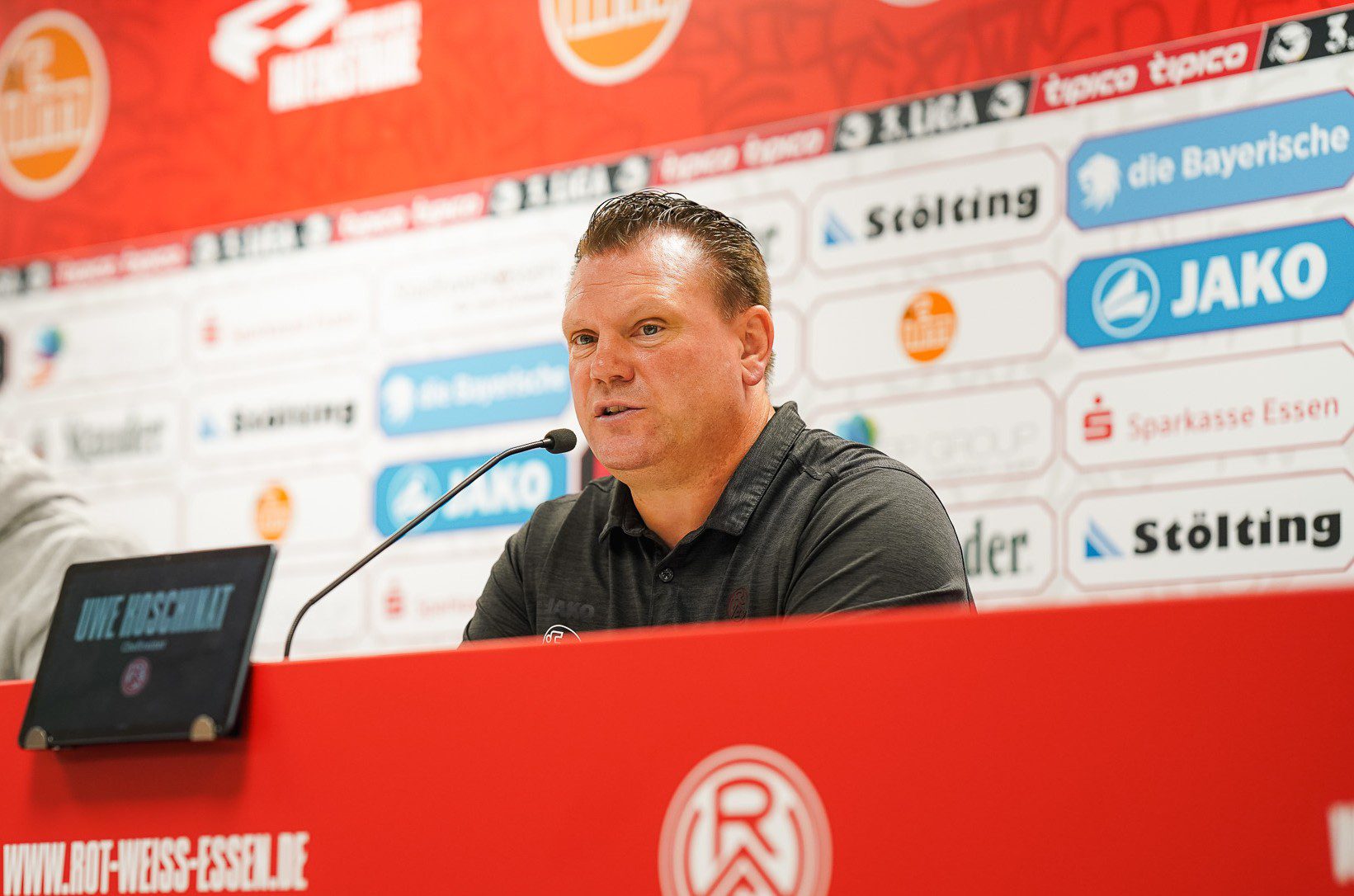 Pressekonferenz vor Fürth-Rückspiel – Rot-Weiss Essen