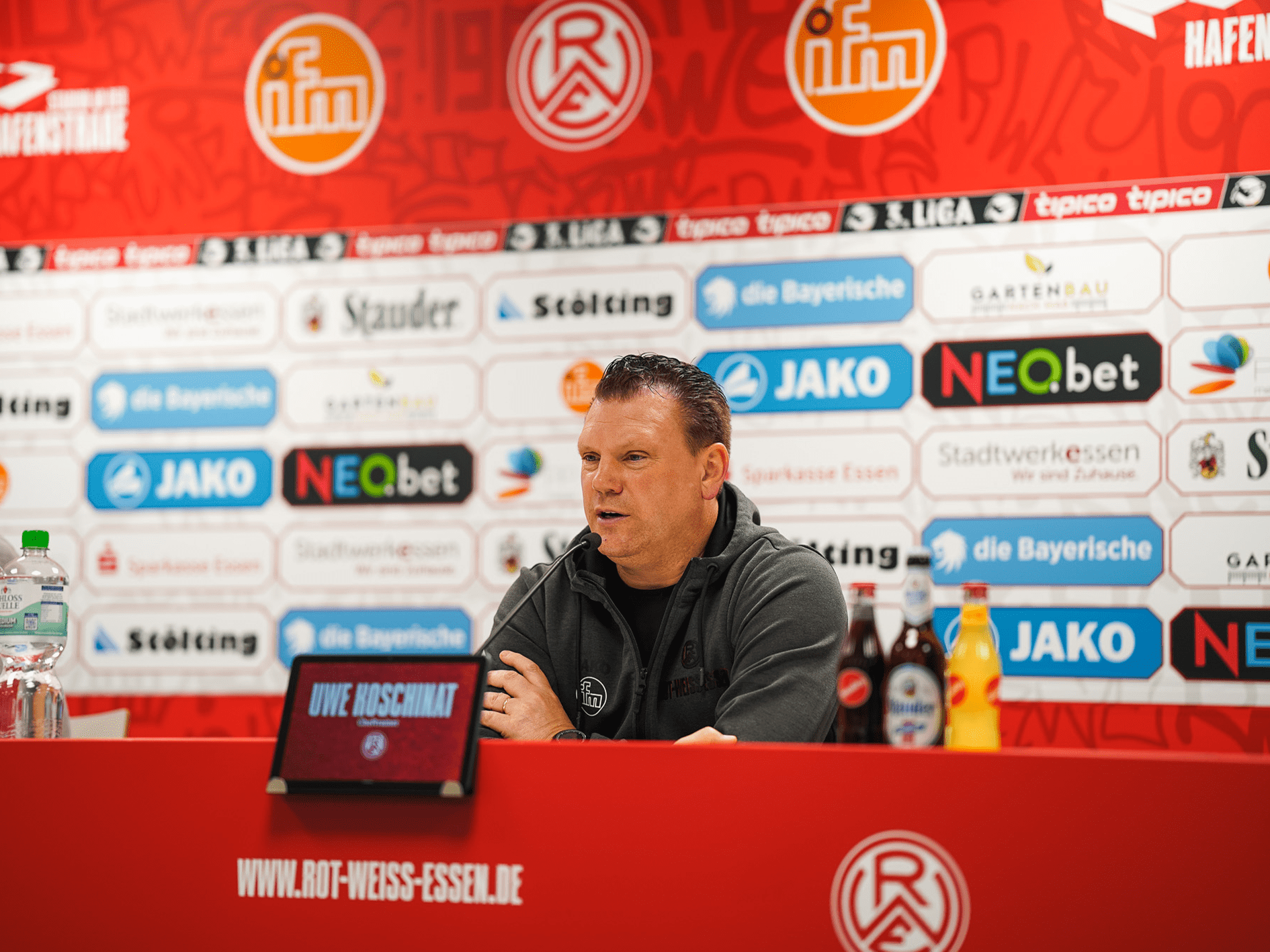 Pressekonferenz vor Hoffenheim II – Rot-Weiss Essen
