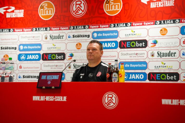 Pressekonferenz vor Ulm – Rot-Weiss Essen