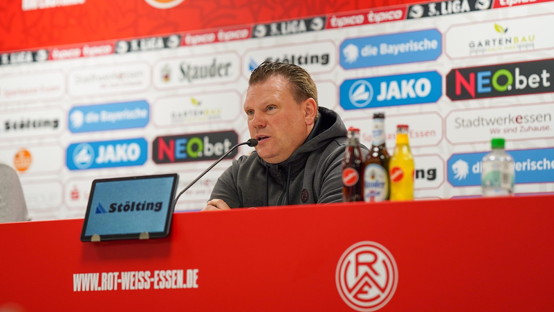 Pressekonferenz vor Duisburg – Rot-Weiss Essen