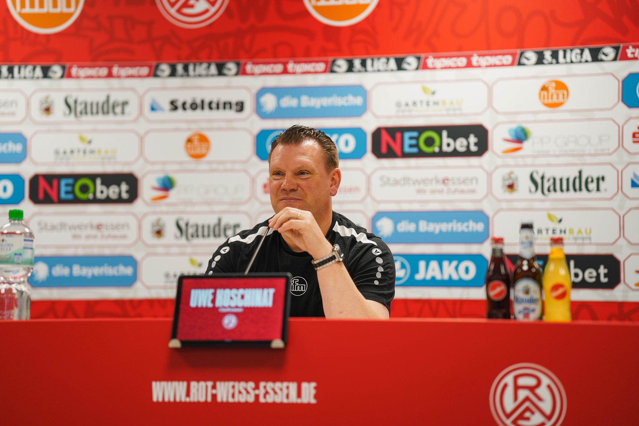 Pressekonferenz vor Viktoria Köln ggg – Rot-Weiss Essen