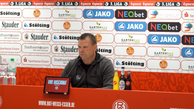PK vor dem Auswärtsspiel in Aue – Rot-Weiss Essen