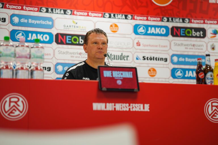 Pressekonferenz vor Ingolstadt – Rot-Weiss Essen