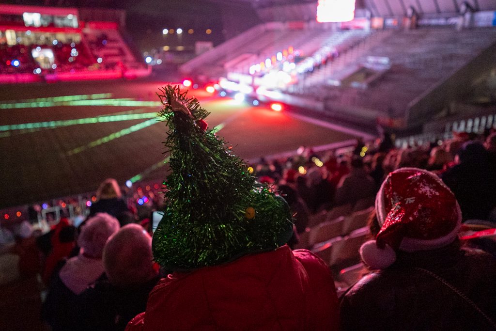 Weihnachtssingen im Stadion an der Hafenstraße – Rot-Weiss Essen