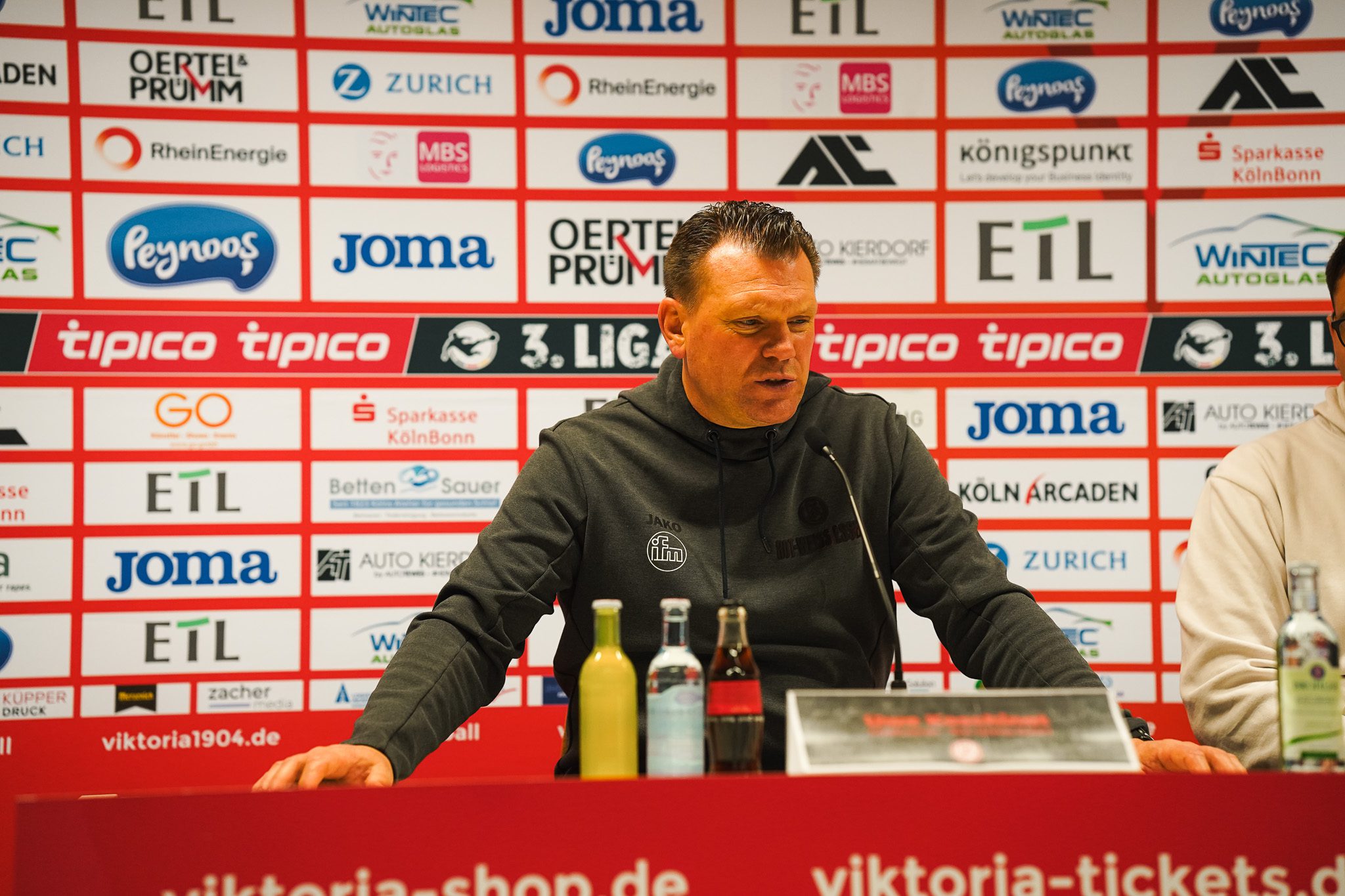 Pressekonferenz nach Viktoria Köln – Rot-Weiss Essen