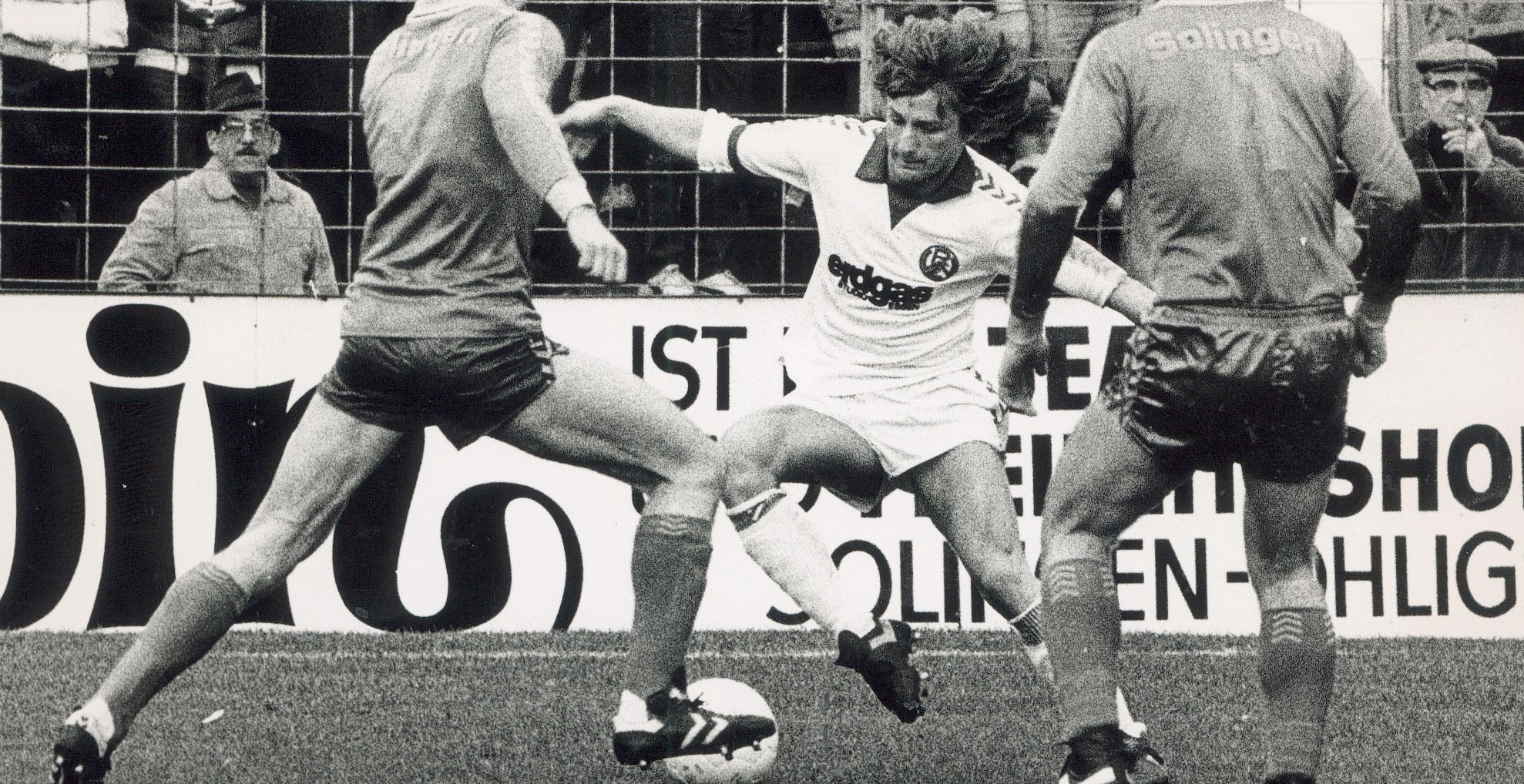 Von 1976 bis 1981 ging RWE-Nachwuchstalent Frank Mill für die Lizenzmannschaft auf Torjagd. 