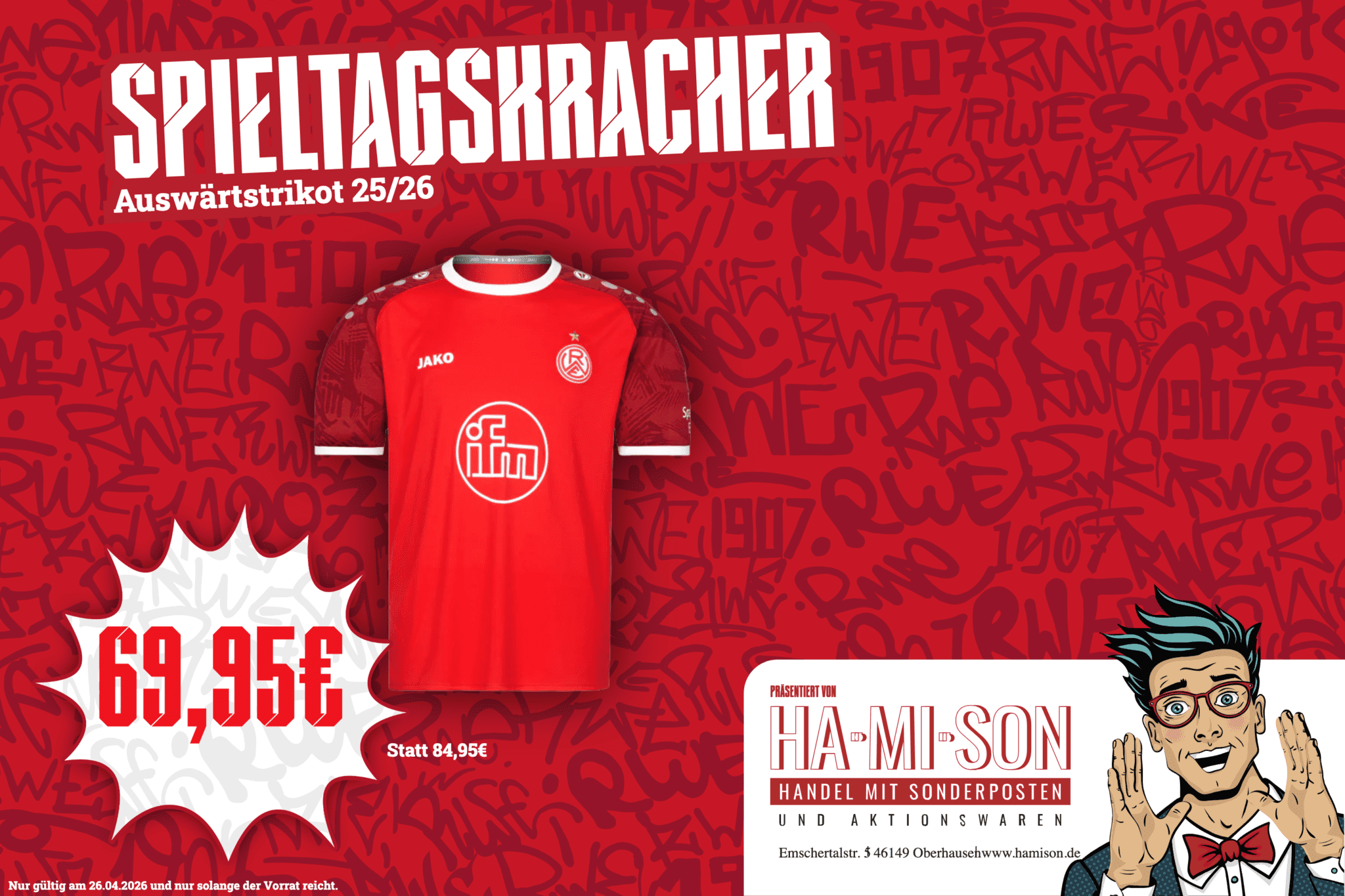 Spieltagskracher: Auswärtstrikot 25/26 – Rot-Weiss Essen