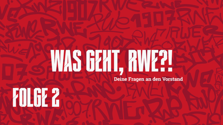Was geht, RWE?!: Folge 2 mit dem Vorstand ist jetzt online – Rot-Weiss Essen