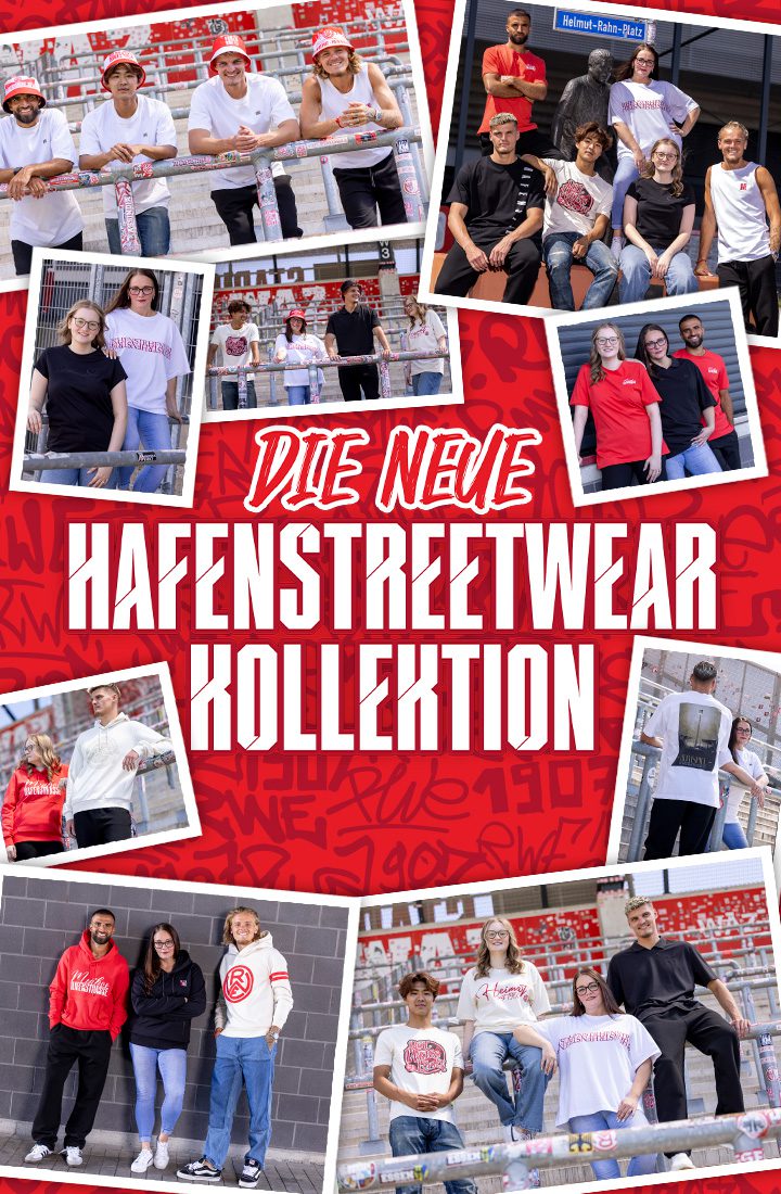 Neue Saison, neuer Style: Die neue Hafenstreetwear-Kollektion – Rot-Weiss Essen