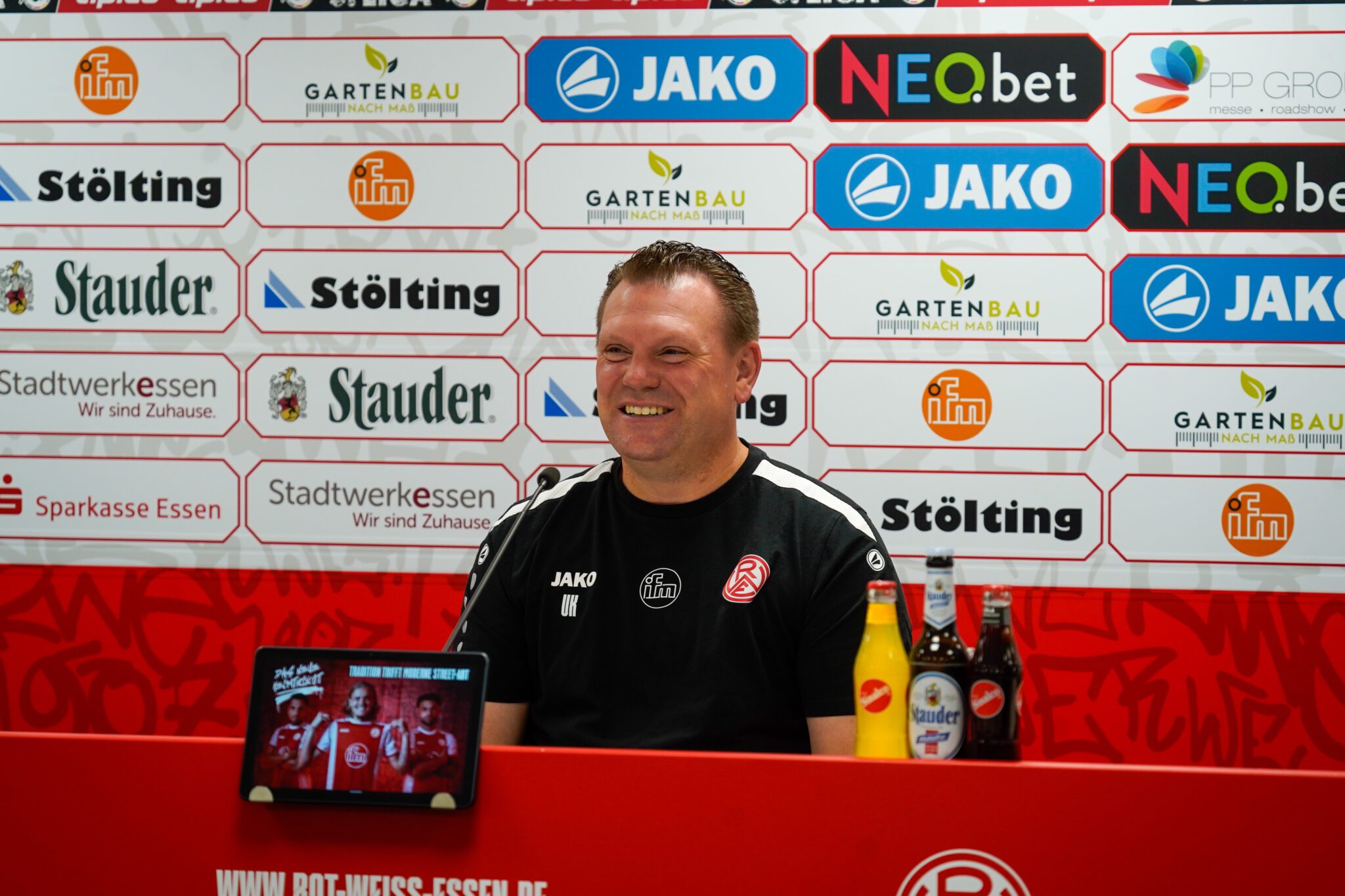 Pressekonferenz vor Osnabrück – Rot-Weiss Essen