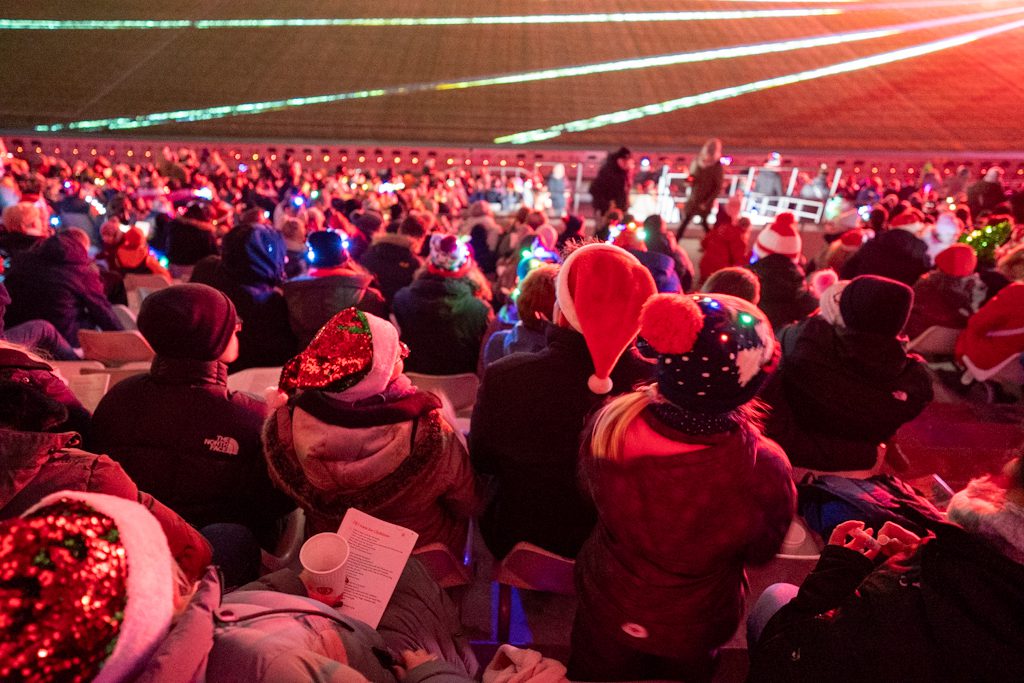 Weihnachtssingen im Stadion an der Hafenstraße – Rot-Weiss Essen