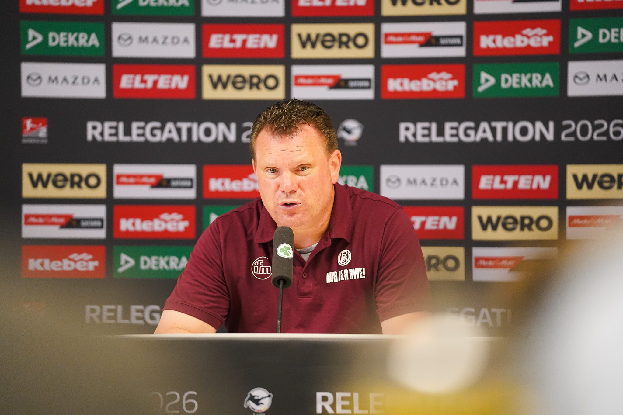 Pressekonferenz nach Fürth-Rückspiel – Rot-Weiss Essen