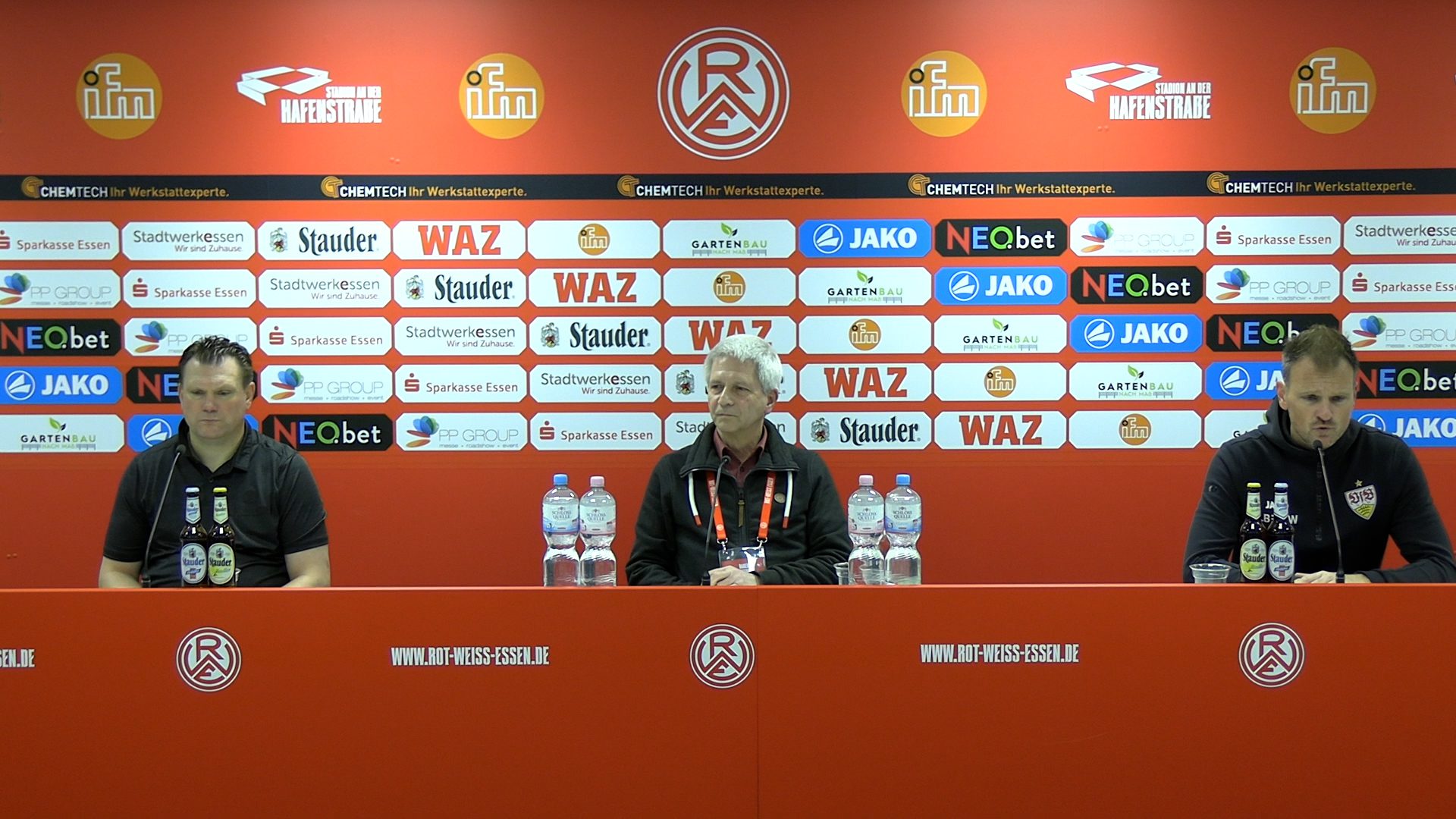 Pressekonferenz nach dem letzten Heimspiel 2024 – Rot-Weiss Essen