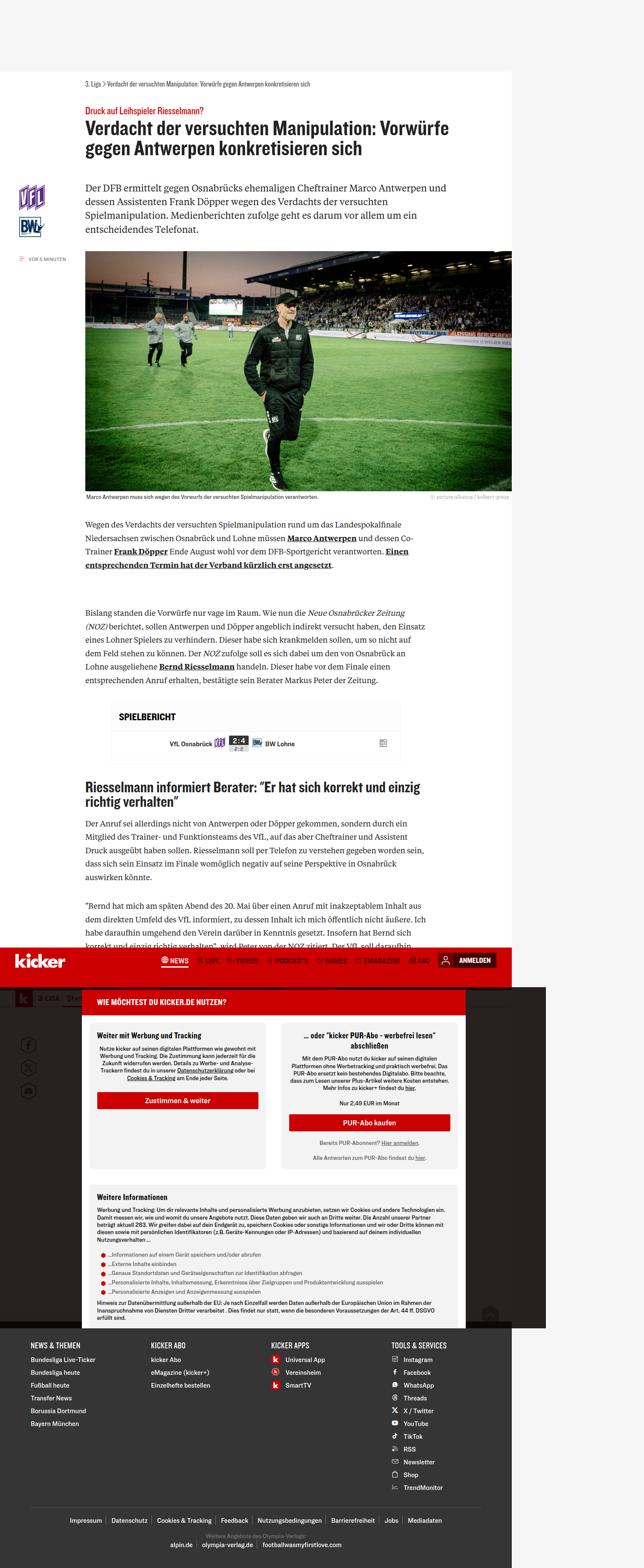 Screenshot zum Artikel