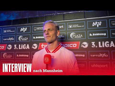 Interview nach SV Waldhof Mannheim | 6. Spieltag | #immeRWEiter #nurderrwe