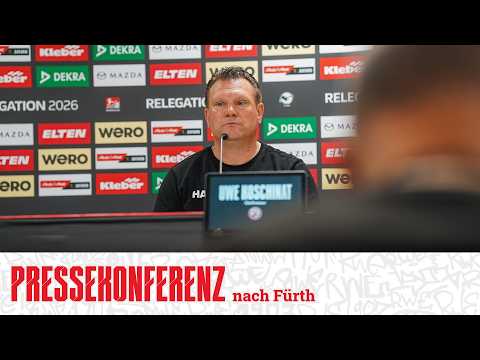 Pressekonferenz nach SpVgg Greuther Fürth | Relegation 2026 Hinspiel | #immeRWEiter #nurderrwe