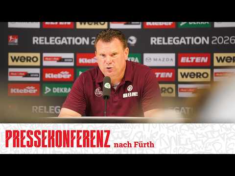 Pressekonferenz nach SpVgg Greuther Fürth | Relegation 2026 Rückspiel | #immeRWEiter #nurderrwe