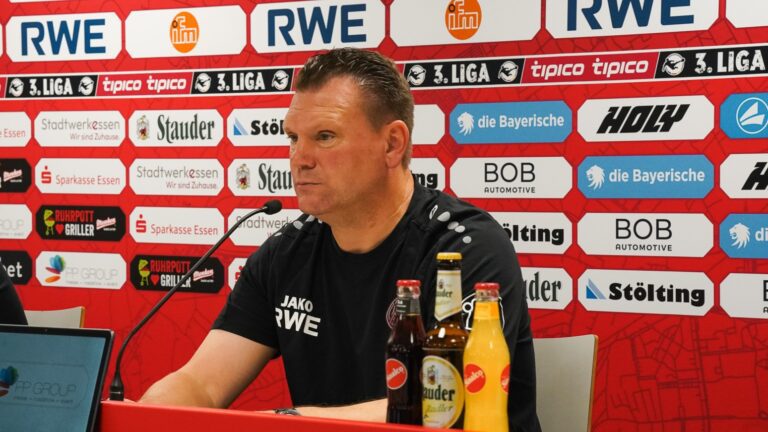 Pressekonferenz vor Großaspach