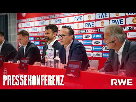 Pressekonferenz: Vorstellung unseres neuen Hauptsponsors RWE AG | #immeRWEiter #nurderrwe
