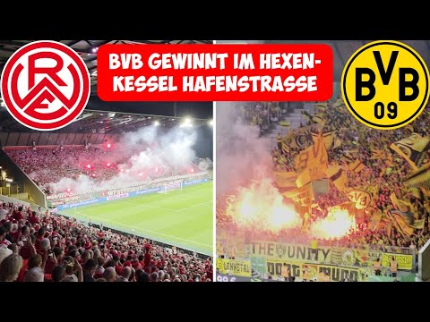 Rot-Weiss Essen - Borussia Dortmung --- RWE gewinnt im Hexenkessel Hafenstraße