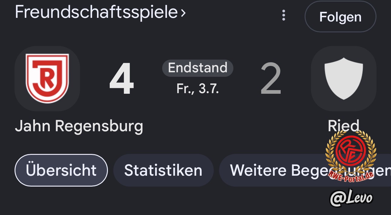 Bild von Levo im Thema SV Ried - Rot-Weiss Essen (Testspiel, 17.07.2026)