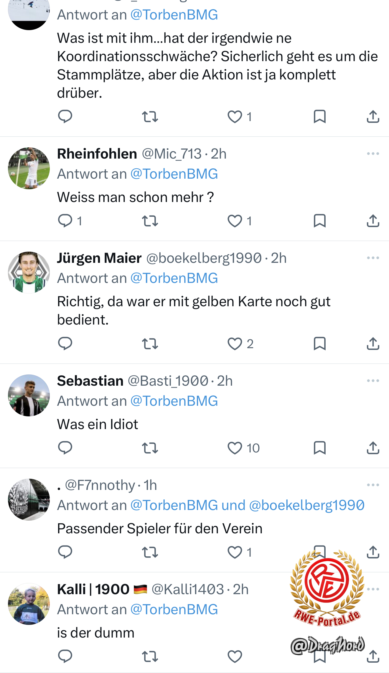 Bild von DragNord im Thema Rot-Weiss Essen - Borussia Mönchengladbach(Testspiel)