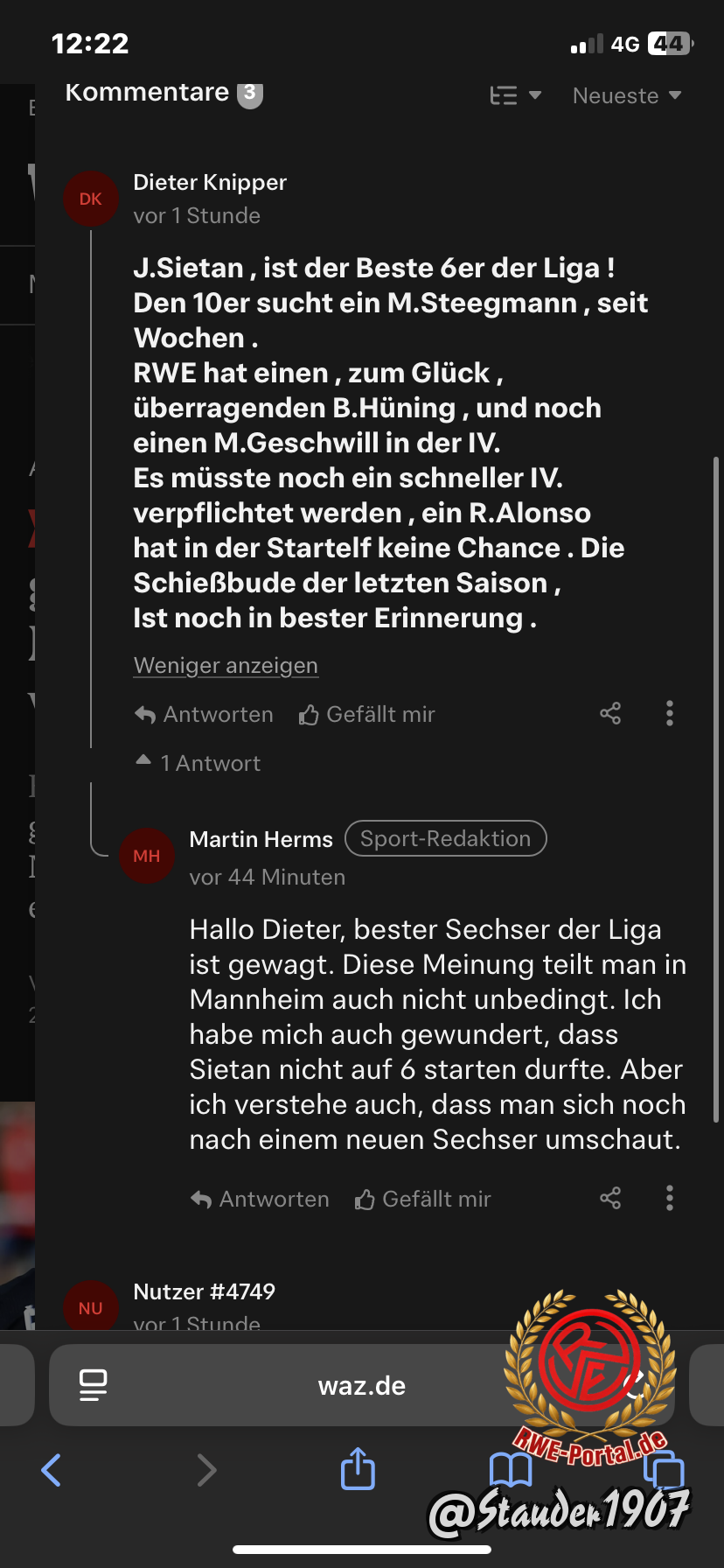 Bild von Stauder1907 im Thema Wer kommt, wer geht, wer bleibt...?