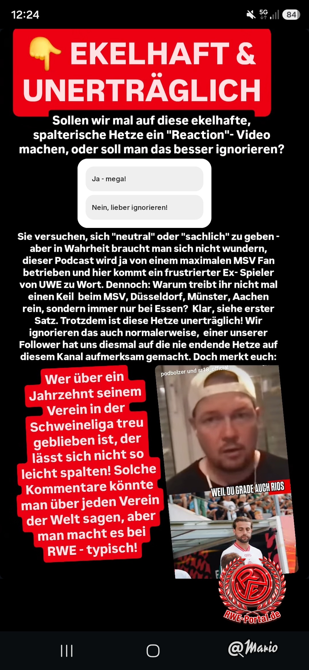 Bild von Mario im Thema Uwe Koschinat (Cheftrainer)