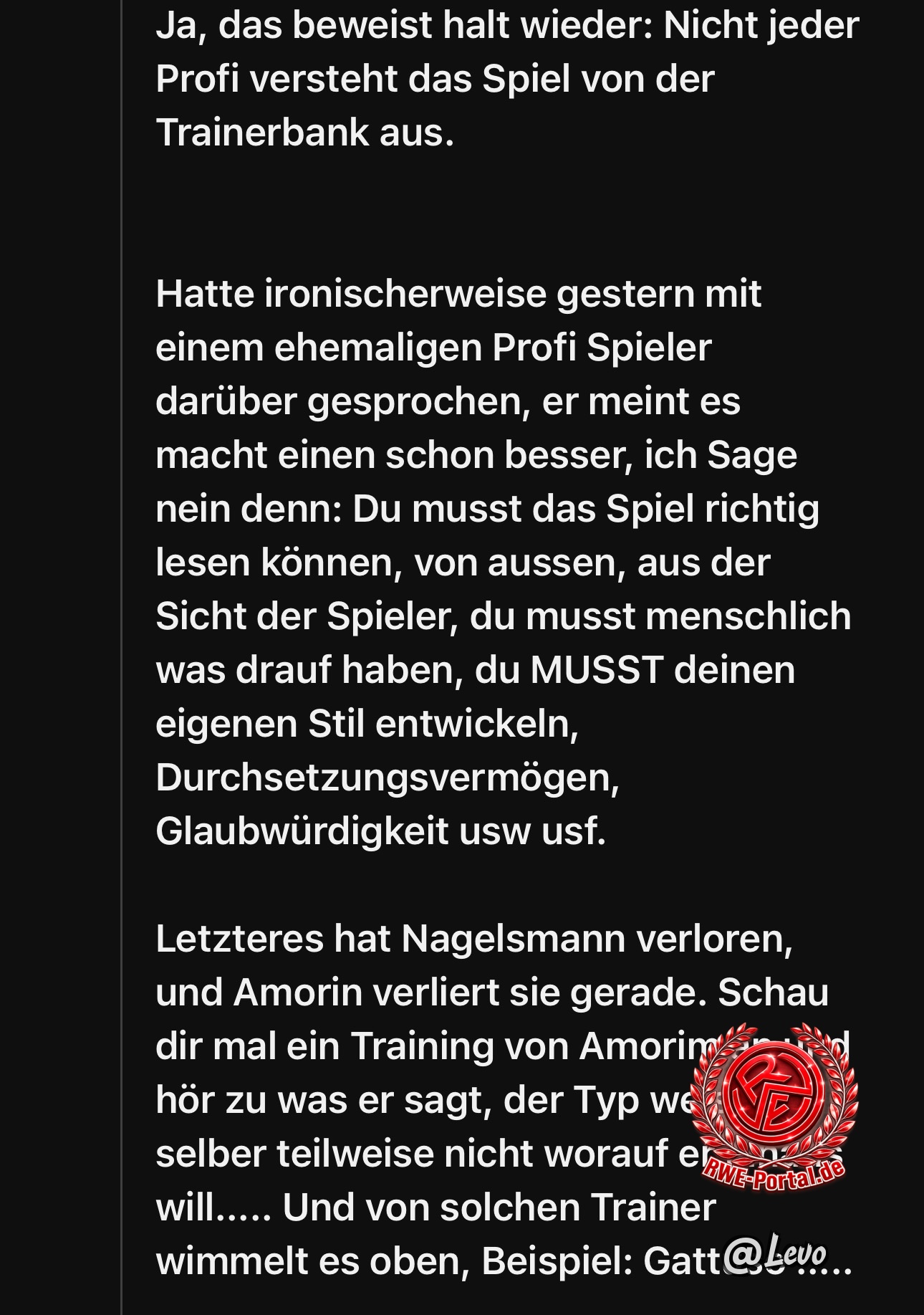 Bild von Levo im Thema Uwe Koschinat (Cheftrainer)
