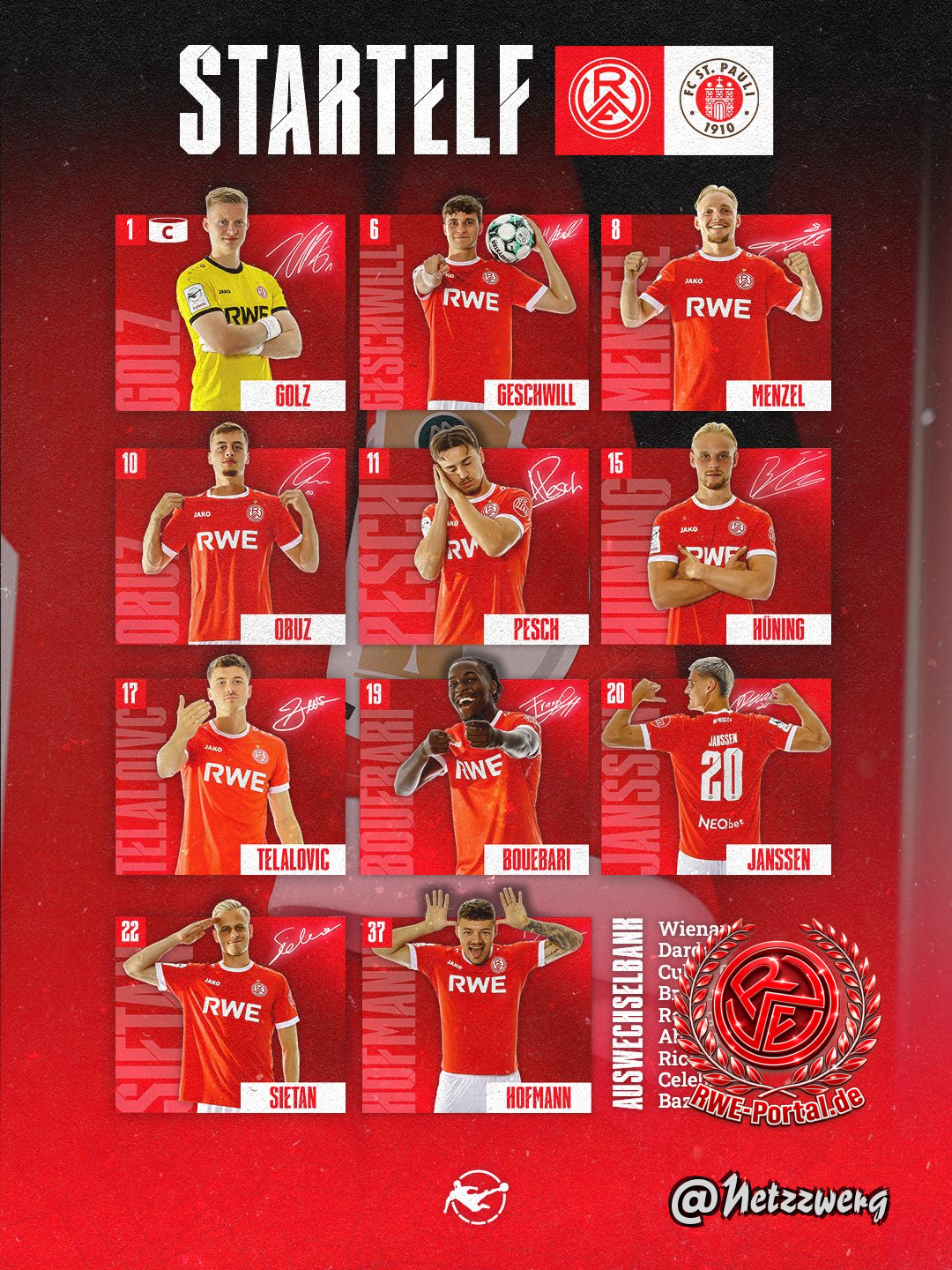 Bild von Netzzwerg im Thema Rot-Weiss Essen - FC St. Pauli (DFB-Pokal/1. Hauptrunde)