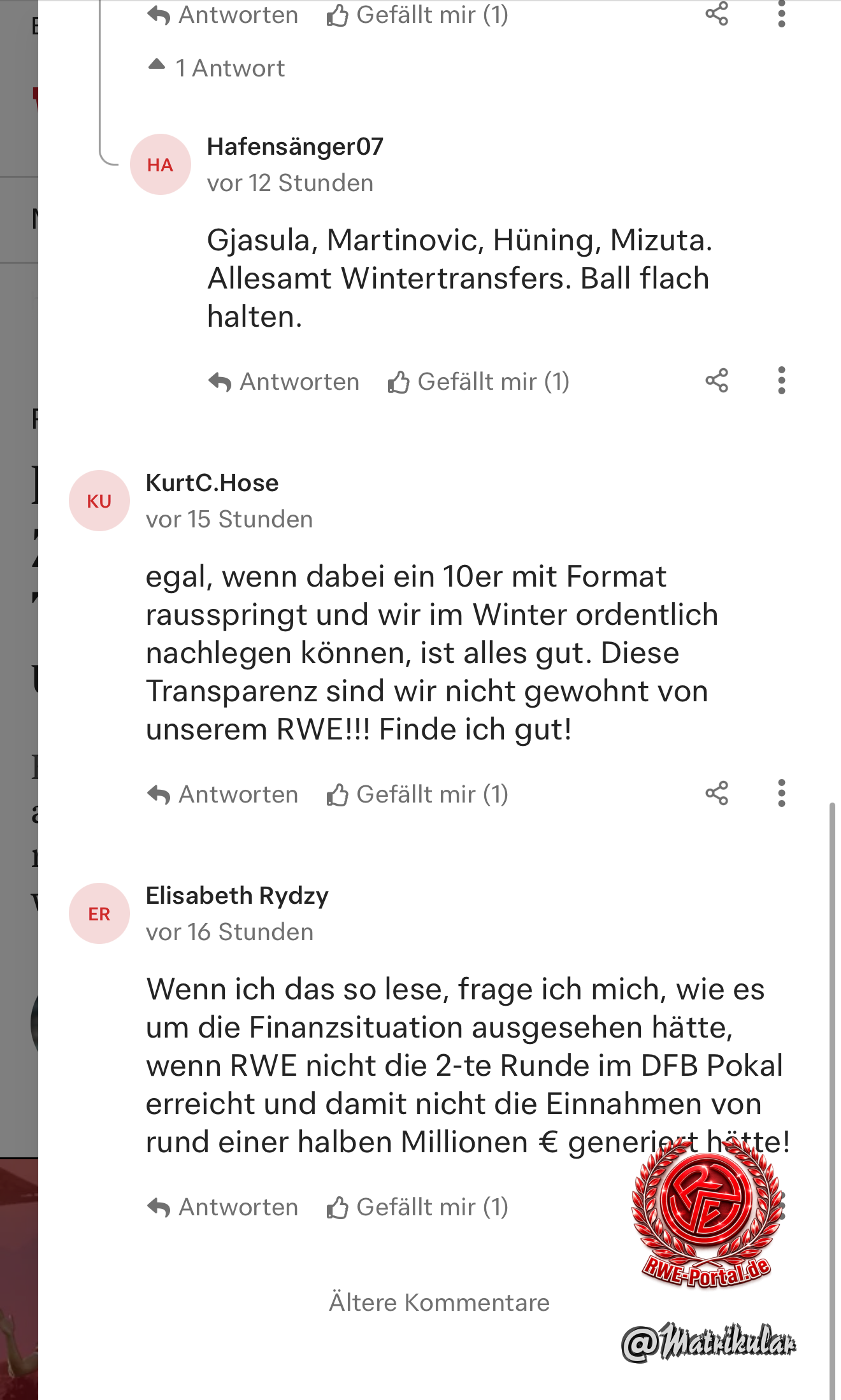 Bild von Matrikular im Thema Wer kommt, wer geht, wer bleibt...?