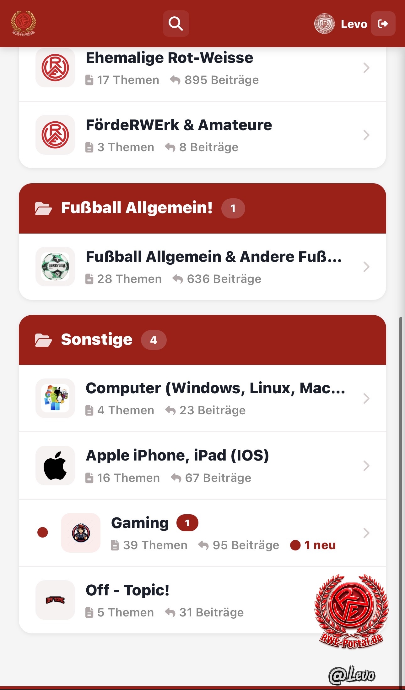 Bild von Levo im Thema Kritik, Updates & Verbesserungsvorschläge!