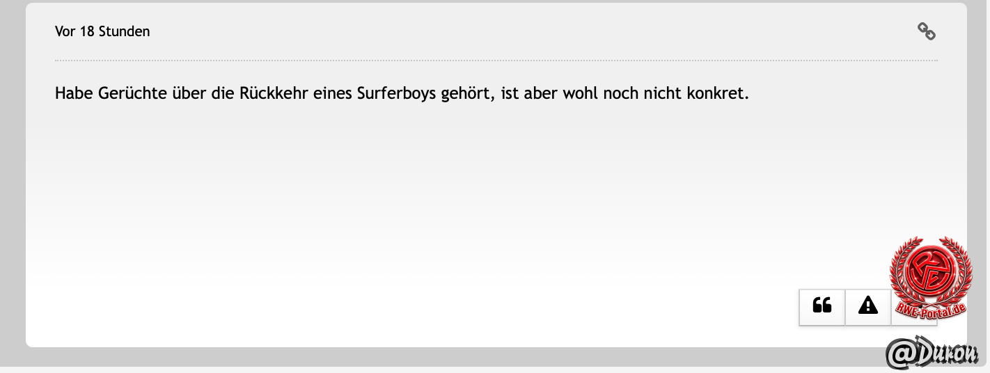 Bild von Duron im Thema Wer kommt, wer geht, wer bleibt...?