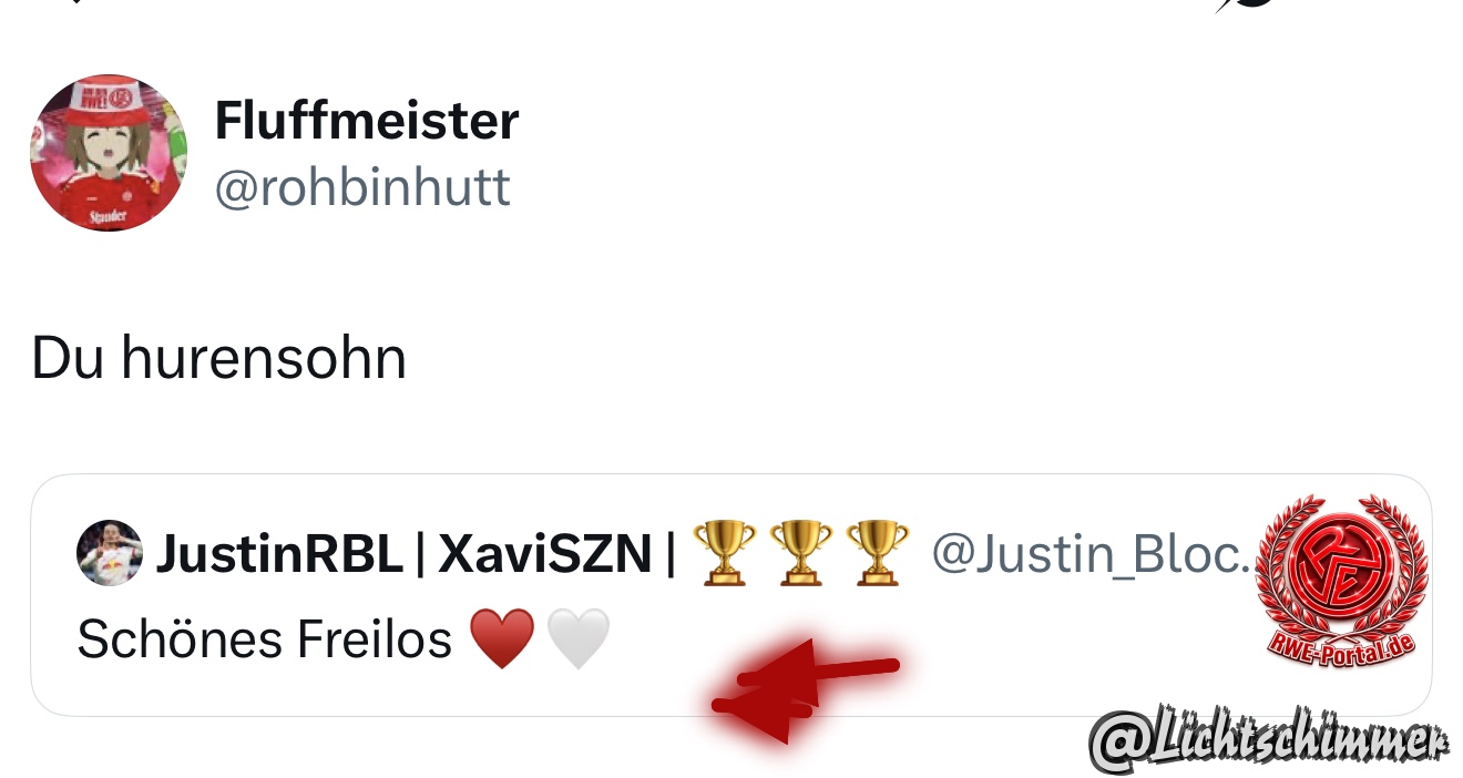 Bild von Lichtschimmer im Thema Rot-Weiss Essen - RB Leipzig (DFB-Pokal 2. Hauptrunde)