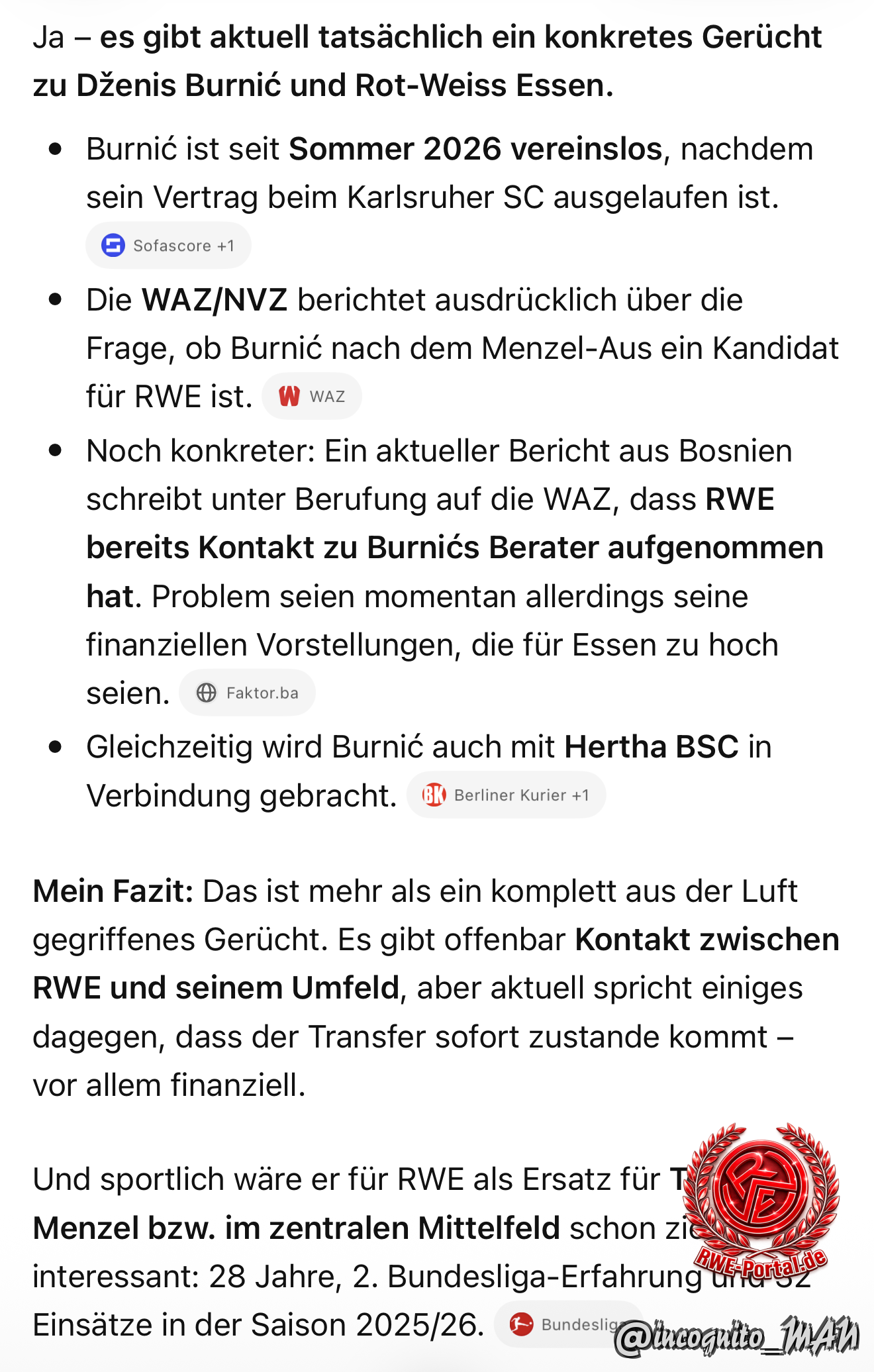 Bild von incognito_MAN im Thema Dzenis Burnic